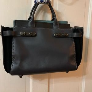 Coach Navy Blue Tote